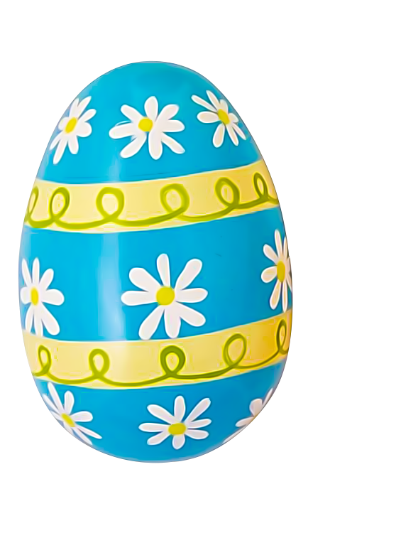 Transparent Easter Egg Sham Ennessim Easter for Easter