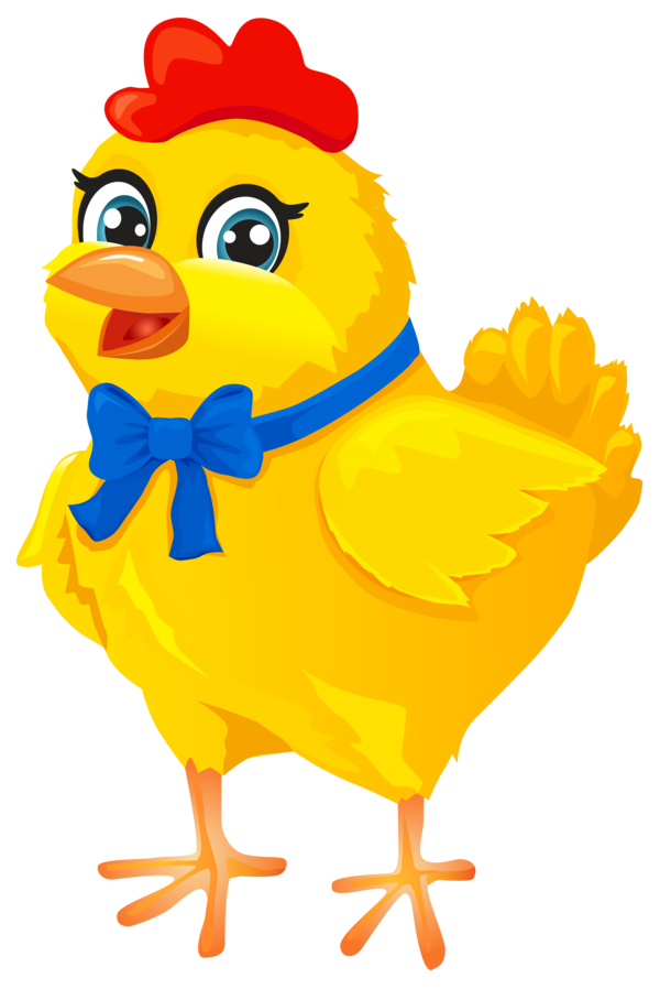 Transparent Chicken Easter Kifaranga Animal Figure Yellow for Easter