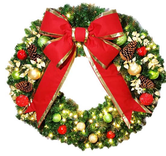 Transparent Wreath Christmas Christmas Ornament Christmas Decoration for Christmas