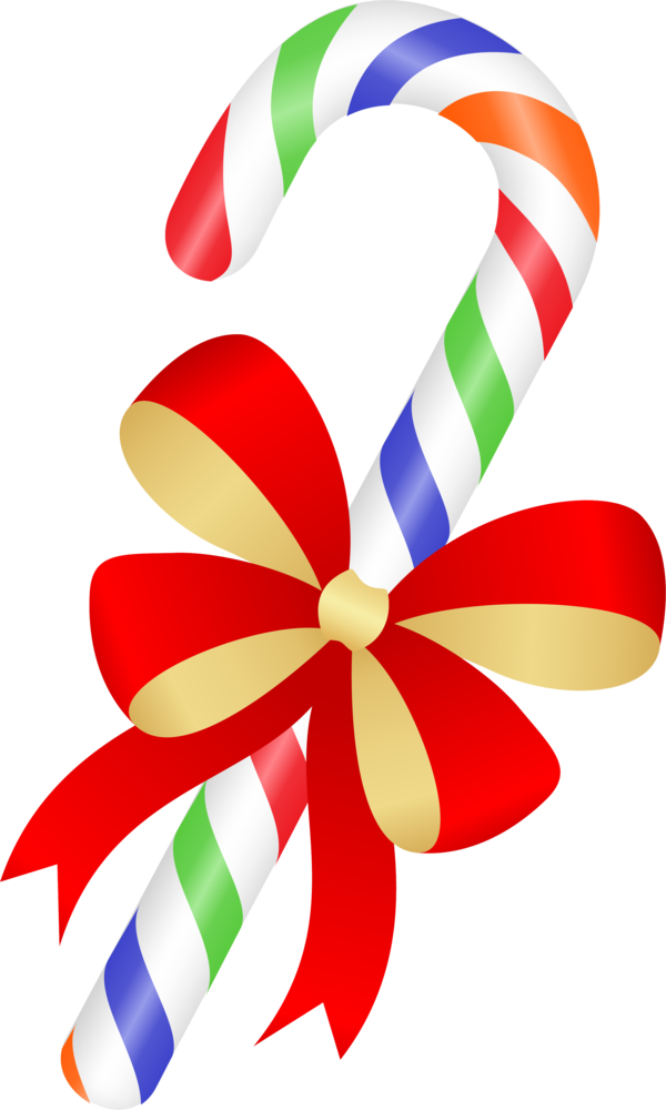 Transparent Candy Cane Christmas Santa Claus Christmas Ornament Line for Christmas