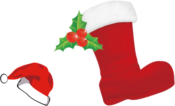 Transparent Christmas Boot Sock Christmas Decoration Christmas Ornament for Christmas