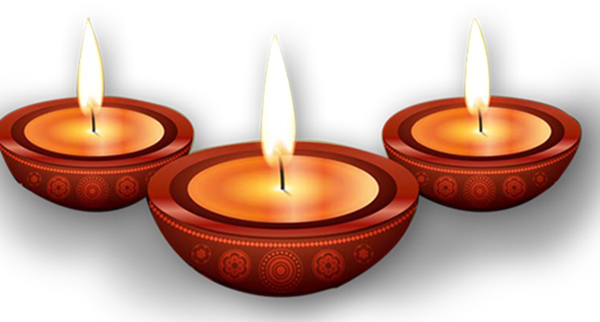 Transparent Diya Rangoli Diwali Candle Lighting for Diwali