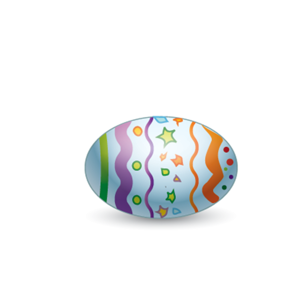 Transparent Easter Egg Easter Egg Oval Circle for Easter