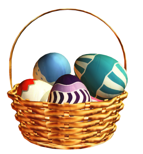 Transparent Easter Egg Basket Easter Bunny Egg for Easter