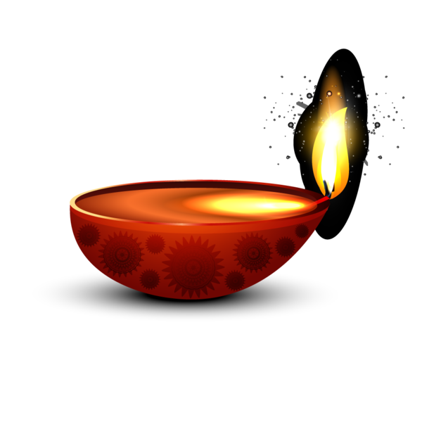 Transparent Oil Lamp Lamp Oil Tableware Bowl for Diwali