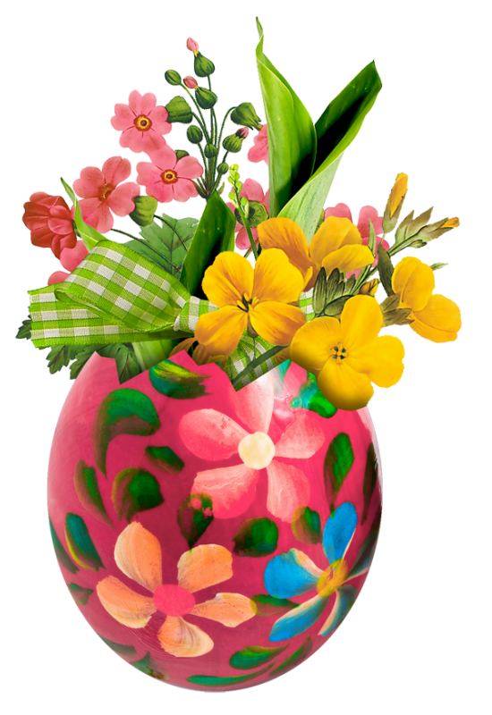 Transparent Easter Bunny Easter Easter Egg Flower Cut Flowers for Easter
