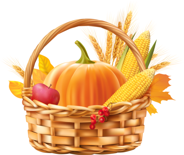 Transparent Fruit Vegetable Autumn Vegetarian Food Commodity for Thanksgiving