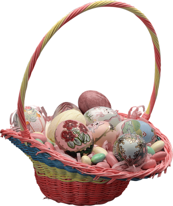 Transparent Easter Easter Egg Holiday Basket for Easter