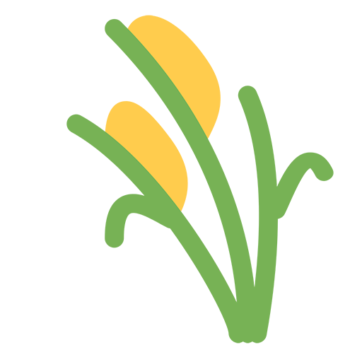 Transparent Emoji Rice Food Plant Grass for Thanksgiving