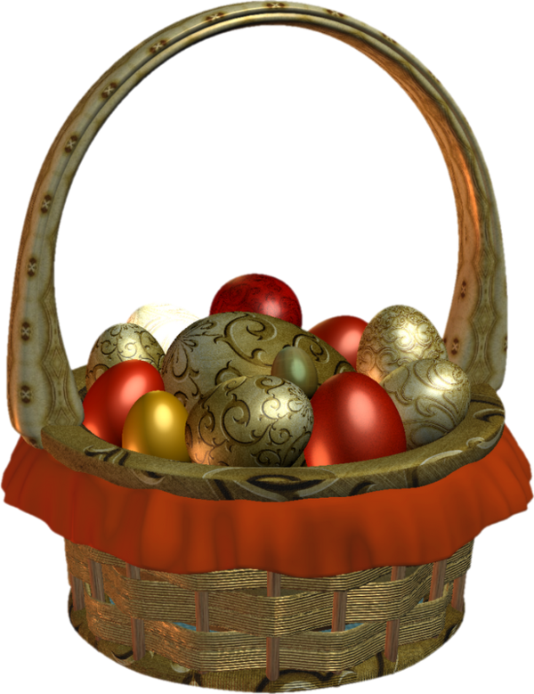 Transparent Paskha Easter Food Gift Baskets Basket Gift Basket for Easter