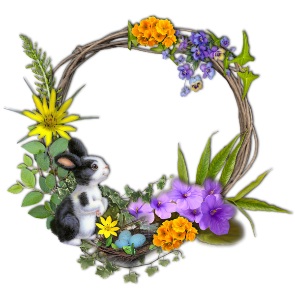Transparent Easter Digital Scrapbooking Email Flower Flora for Easter