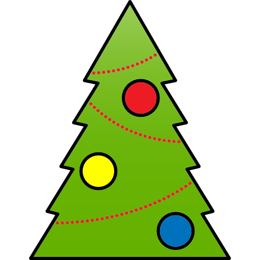 Transparent Christmas Tree Triangle Christmas Ornament for Christmas