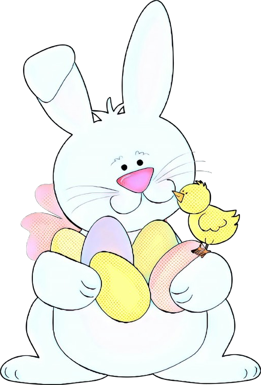 Transparent Easter Bunny Food Easter Cartoon for Easter