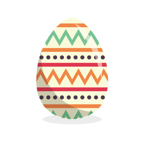 Transparent Easter Egg Easter Egg Symmetry for Easter