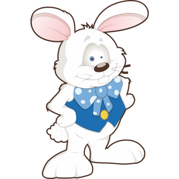 Transparent Easter Bunny Bugs Bunny Hare Flower for Easter