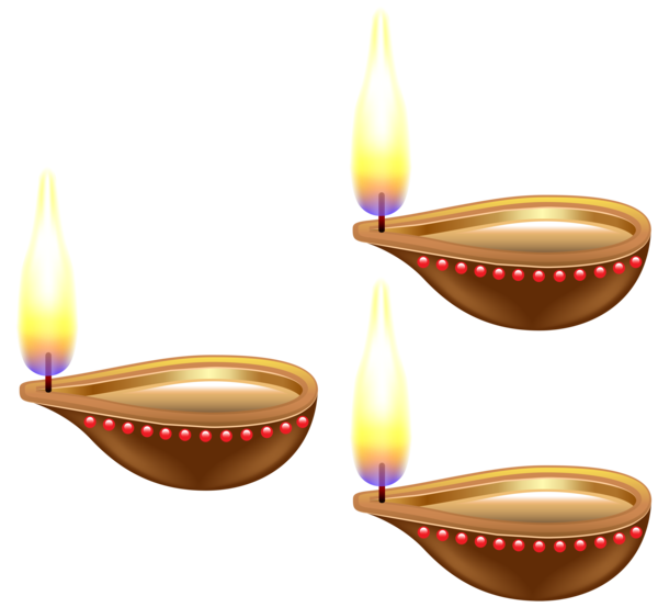 Transparent Diya Diwali Candle Tableware Lighting for Diwali