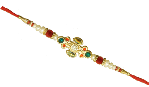 Transparent Raksha Bandhan Sibling Sister Body Jewelry Bracelet for Diwali