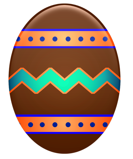 Transparent Easter Egg Easter Egg Orange for Easter