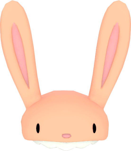 Transparent Rabbit Easter Bunny Ear Pink for Easter