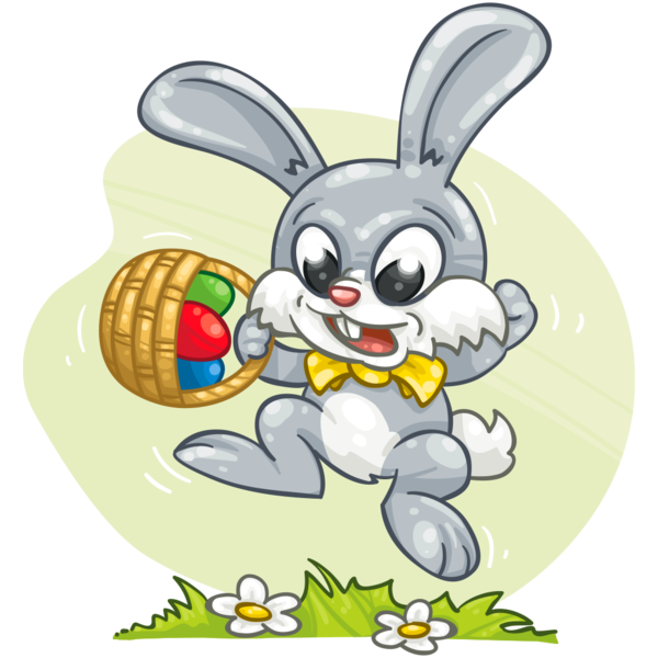 Transparent Rabbit Easter Bunny Easter Food for Easter