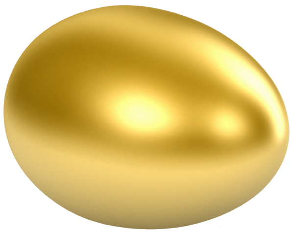 Transparent Goose That Laid The Golden Eggs Egg Red Easter Egg Material Metal for Easter