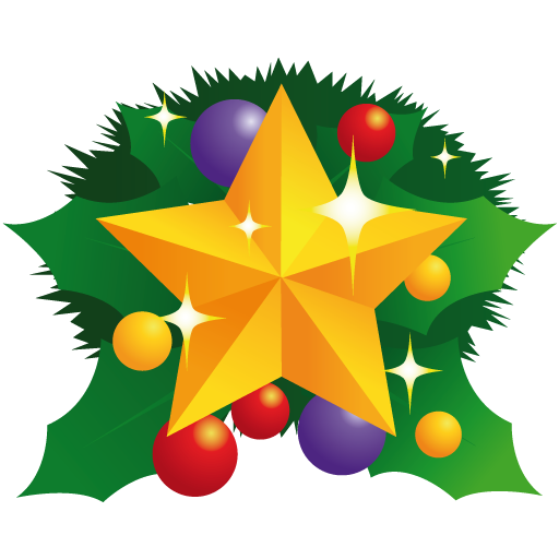 Transparent Christmas Star Of Bethlehem Christmas Tree Pine Family Christmas Ornament for Christmas