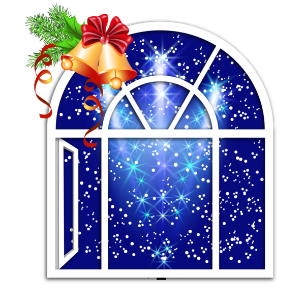 Transparent Window Santa Claus Christmas Christmas Ornament Christmas Decoration for Christmas