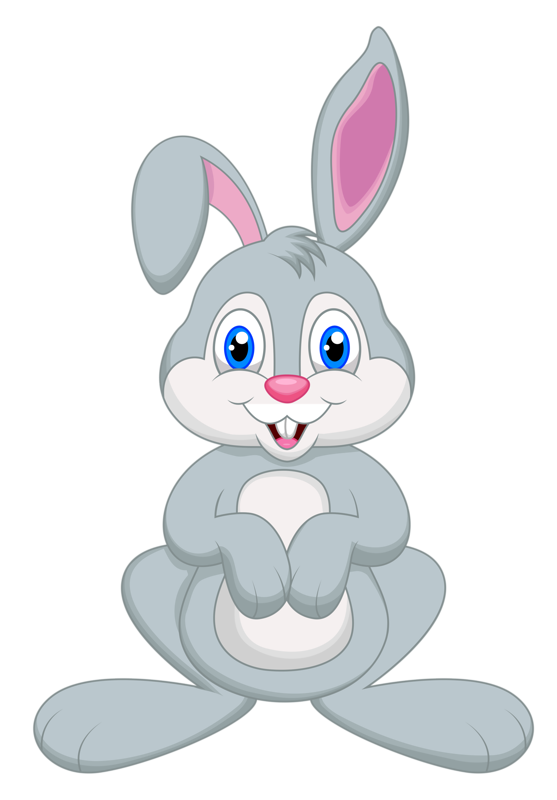 Transparent Easter Bunny Rabbit Cartoon Hare for Easter