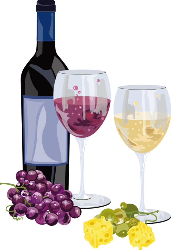 Transparent Red Wine Wine Common Grape Vine Champagne Stemware Glass Bottle for Thanksgiving