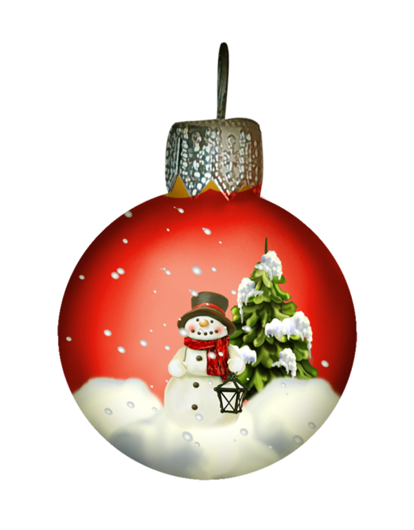 Transparent Christmas Day Christmas Tree Snowman Christmas Ornament Christmas Decoration for Christmas