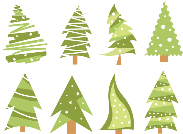 Transparent Christmas Tree Christmas Drawing Fir Pine Family for Christmas