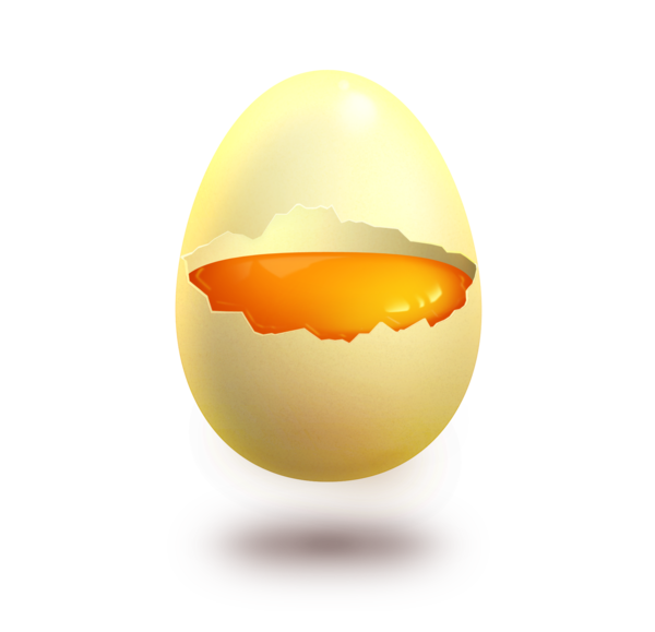 Transparent Yolk Egg Eggshell Food Easter Egg for Easter