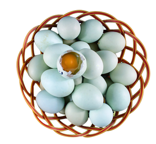 Transparent Danzhou Egg Chicken Food Easter Egg for Easter