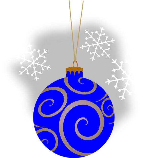 Transparent Christmas Ornament Christmas Ornament Cobalt Blue for Christmas