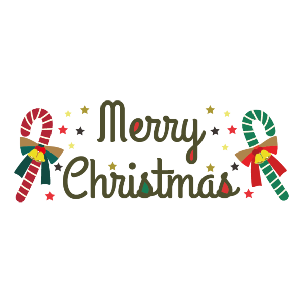 Transparent Christmas Ornament Christmas Santa Claus Text Logo for Christmas