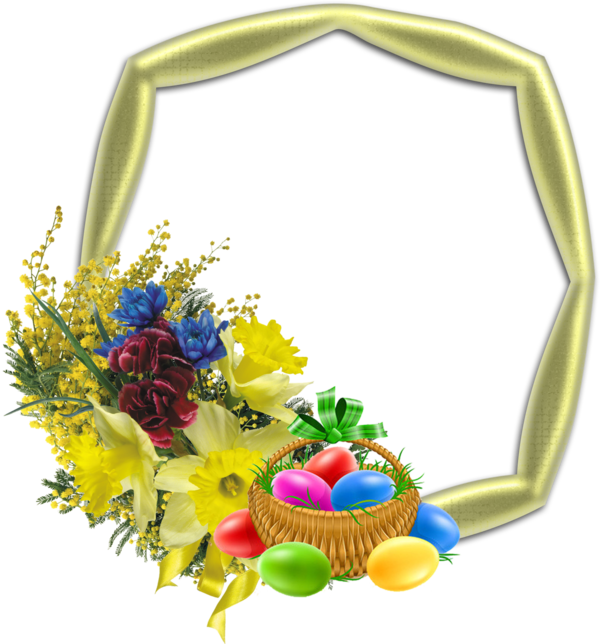 Transparent Easter Ping Picture Frames Picture Frame Flower for Easter