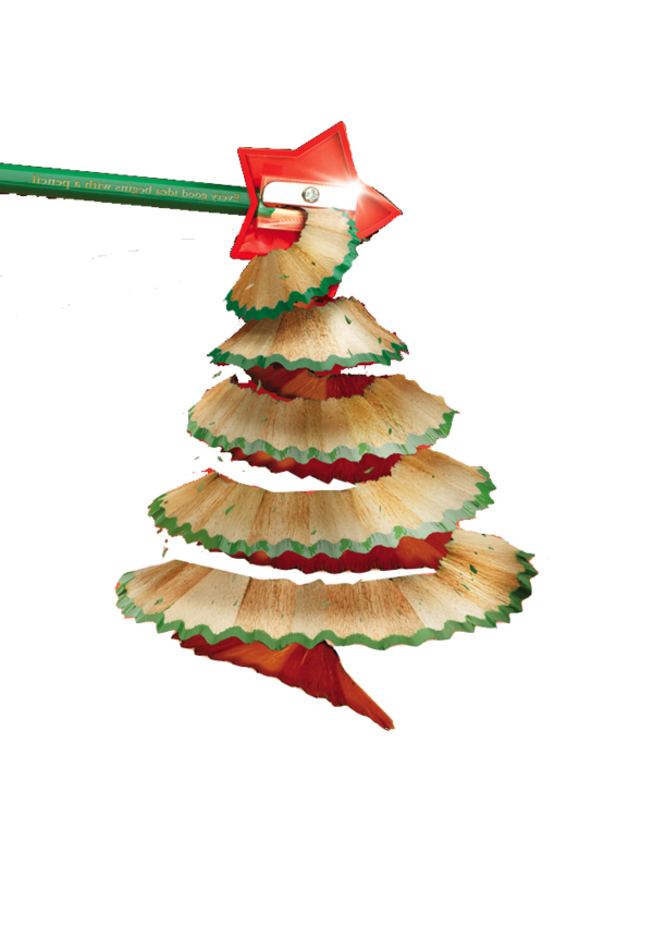 Transparent Pencil Christmas Tree Christmas Christmas Decoration for Christmas