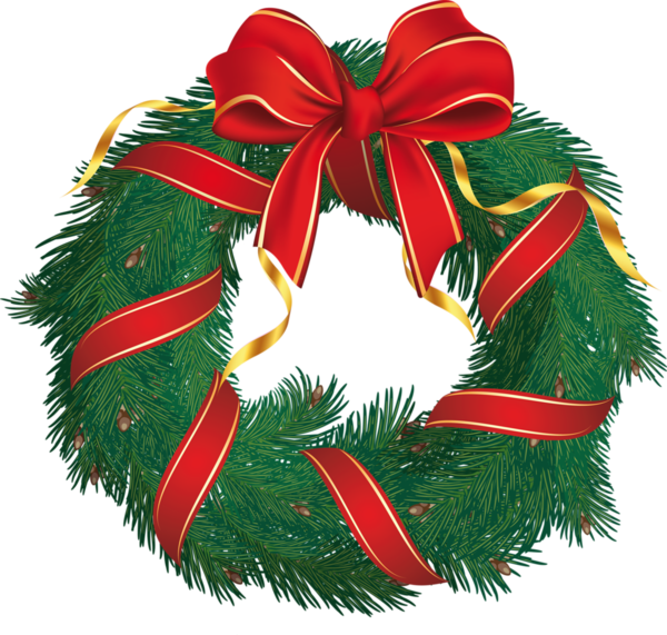 Transparent Candy Cane Wreath Christmas Fir Evergreen for Christmas