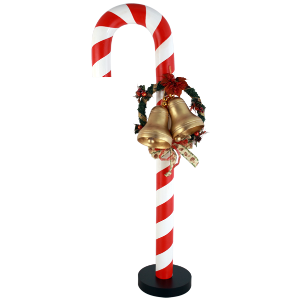 Transparent Candy Cane Caramel Christmas Headgear Christmas Ornament for Christmas