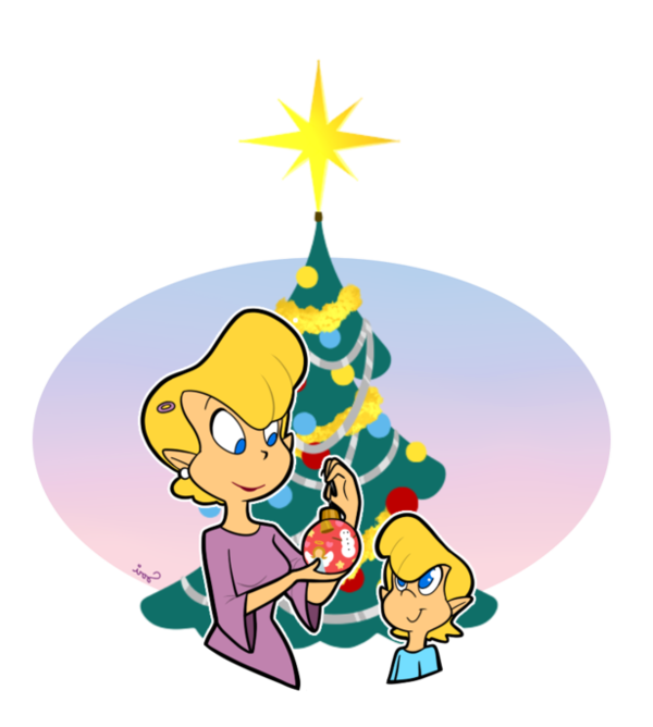 Transparent Christmas Tree Christmas Day Christmas Ornament Cartoon Yellow for Christmas