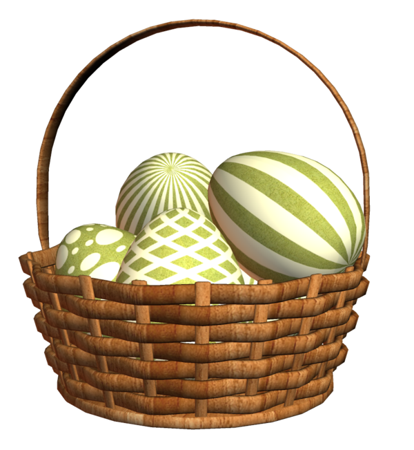 Transparent Basket Easter Egg Egg Flowerpot Storage Basket for Easter