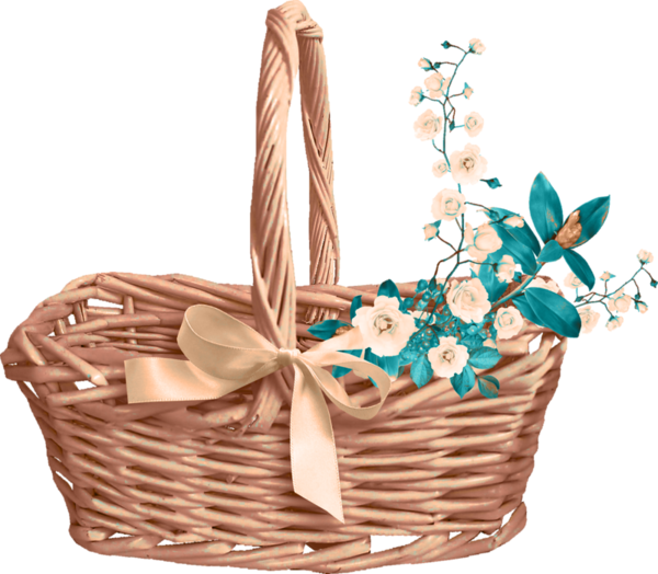 Transparent Food Gift Baskets Basket Tropical Woody Bamboos Gift Basket for Easter