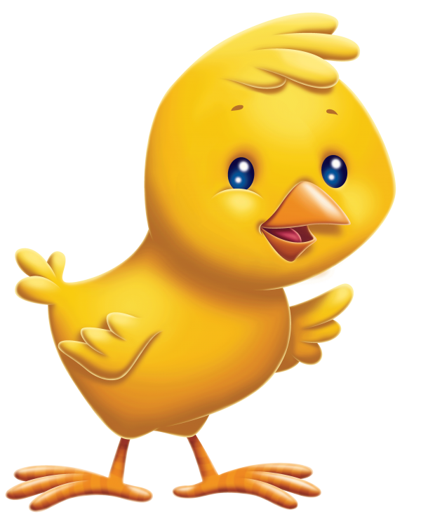 Transparent Duck Chicken Easter Yellow Cartoon for Easter