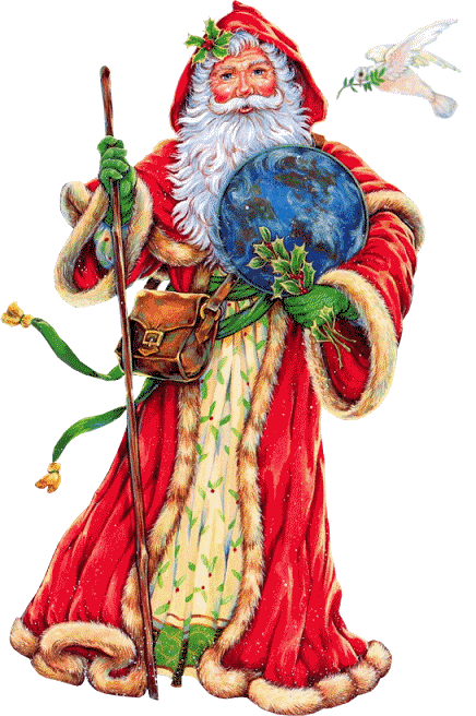 Transparent Santa Claus Christmas Ded Moroz Christmas Ornament Christmas Decoration for Christmas