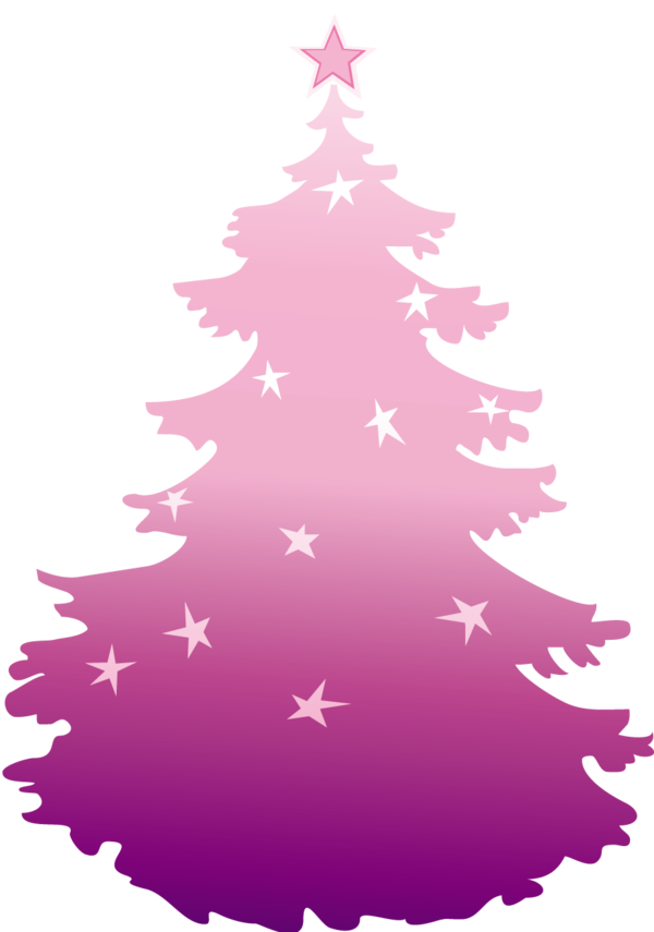 Transparent Christmas Day Christmas Ornament Drawing Christmas Tree Pink for Christmas