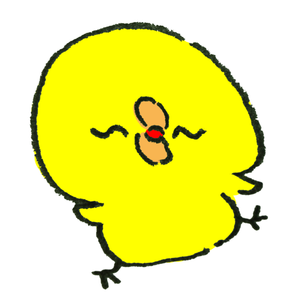 Transparent Drawing Chicken Child Yellow Smile for Easter