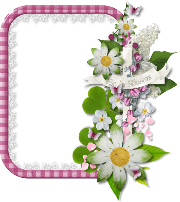 Transparent Floral Design Cut Flowers Flower for Easter