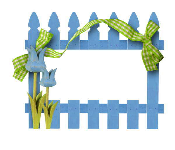 Transparent Blue Drawing Majorelle Blue Arch Plant for Easter