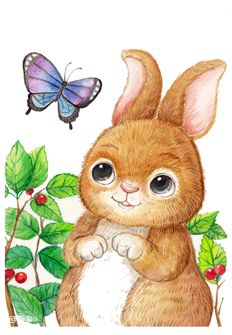 Transparent Cartoon Drawing Blockchain Pollinator Easter Bunny for Easter