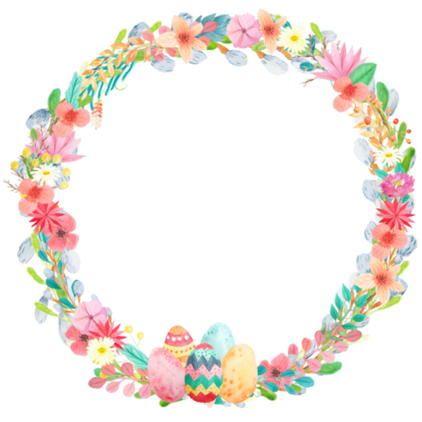 Transparent Easter Sticker Pianeta Capelli Jewellery Lei for Easter